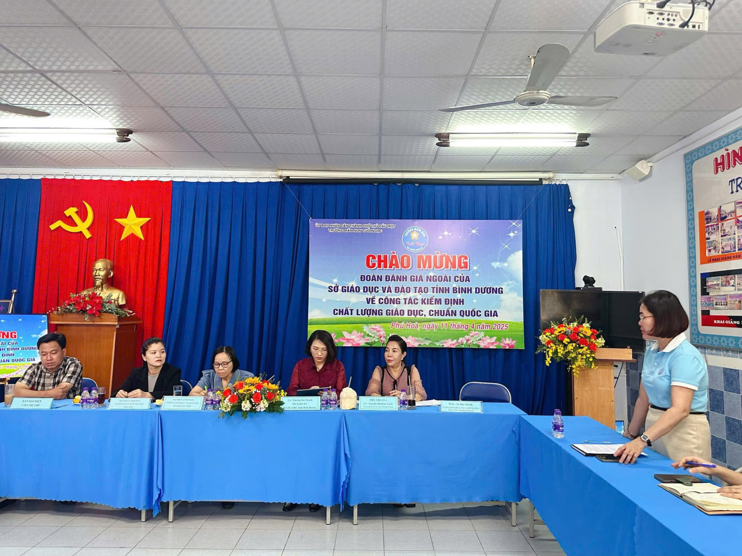 Trường Mầm non Tuổi Ngọc đón đoàn đánh giá ngoài Sở GDĐT tỉnh Bình Dương