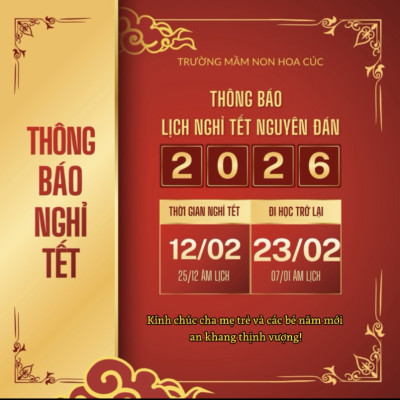 Lịch nghỉ tết nguyên đán 2026