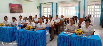 CHI BỘ TRƯỜNG MẦM NON HÒA PHÚ NGHIÊM TÚC TIẾP THU NGHỊ QUYẾT TRUNG ƯƠNG 2 KHÓA XIV QUA HÌNH THỨC TRỰC TUYẾN