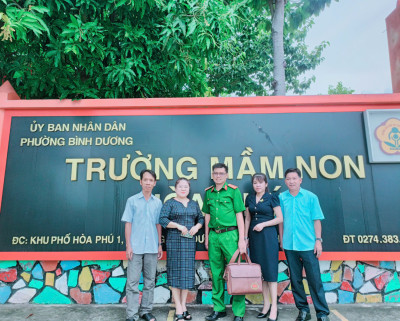 TRƯỜNG MẦM NON HÒA PHÚ ĐẢM BẢO AN TOÀN TRONG CÔNG TÁC PHÒNG CHÁY CHỮA CHÁY