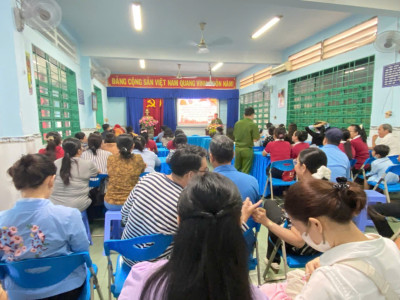 Trường Mầm non Sao Mai tham gia Hội nghị tuyên truyền kỉ năng PCCC và cứu nạn cứu hộ