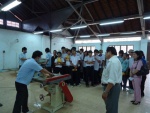 Học sinh trường THCS Phú Cường - TDM tham quan  trường Mỹ Thuật Tỉnh Bình Dương