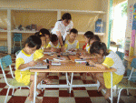 Chất lượng chăm sóc, giáo dục trẻ MN ngày càng được nâng lên.