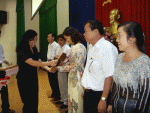 Sở GD-ĐT đã trao giải cho 14 cán bộ quản lý đoạt giải trong hội thi cán bộ quản lý giỏi, năm học 2011-2012
