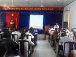 Ông Nguyễn Tấn Đạt - Chuyên viên PGD TP TDM triển khai nội dung