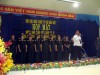 Văn nghệ chào mừng - Ảnh: N.T.Đ