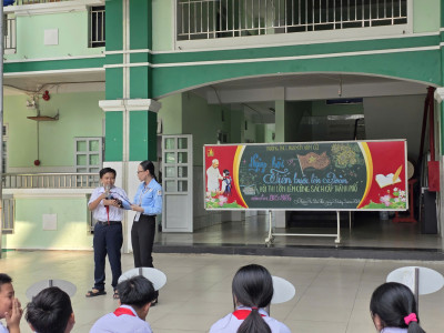 Trường THCS Nguyễn Văn Cừ tổ chức Ngày Hội "Tiến bước lên Đoàn" năm 2026