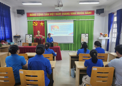 Sinh hoạt chi đoàn giáo viên trường THCS Nguyễn Văn Cừ tháng 05 năm 2026