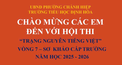 Hội thi "Trạng nguyên tiếng Việt" vòng trường