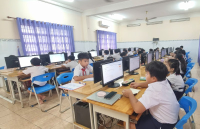 Khảo sát trực tuyến đánh giá năng lực học sinh khối 3