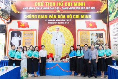 Chi Bộ Trường Tiểu Học Phú Hòa 1 Đón Đoàn Ban Giám Khảo Chấm Cuộc Thi Xây Dựng“Không Gian Văn Hóa Hồ Chí Minh” Năm 2026