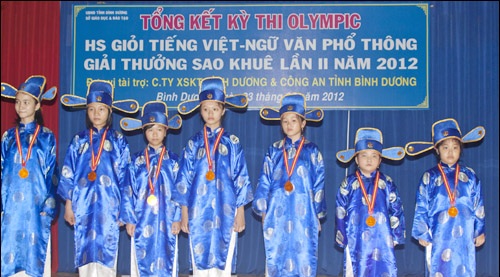 Các thí sinh đạt giải