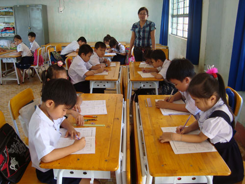HS học theo nhóm
