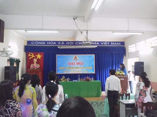 Chào cơ trong Đại hội
