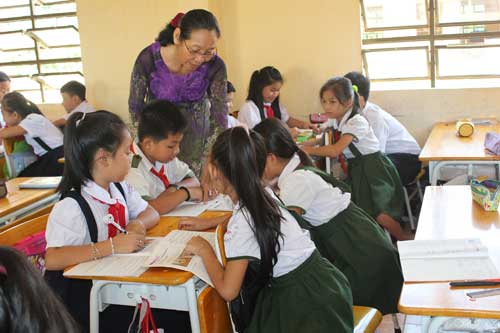 Giáo viên tận tụy, vì học sinh thân yêu