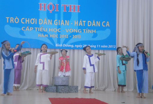Một tiết mục dự thi của đoàn TP.TDM
