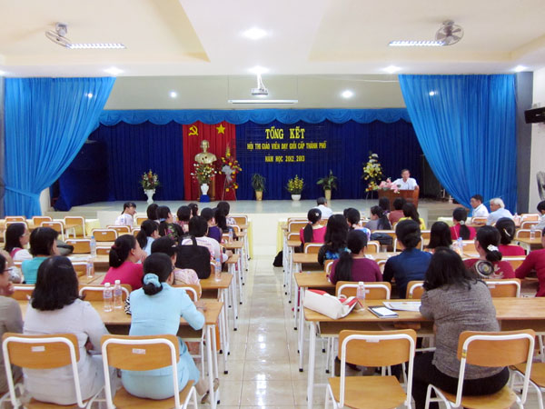 Hội nghị tổng kết giáo viên dạy giỏi THCS cấp Thành phố Năm học 2012-2013