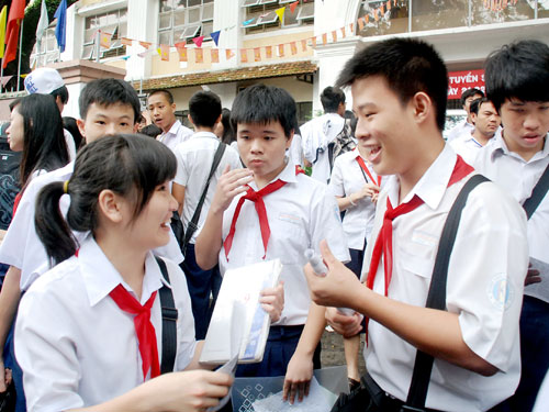 Kết quả tuyển sinh lớp 10 năm 2013-2014