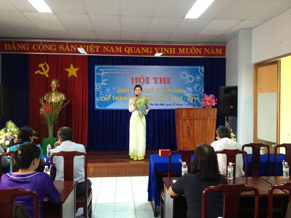 Hội thi Giáo viên Chủ nhiệm lớp giỏi năm học 2013-2014