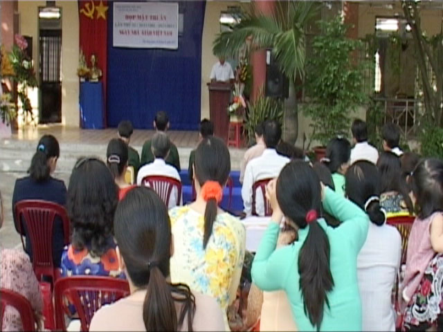Quang cảnh buổi họp mặt kỷ niệm