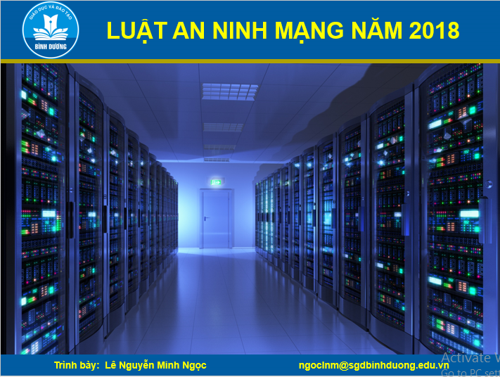 Sinh hoạt Ngày pháp luật 01/2019: Luật An ninh mạng 2018